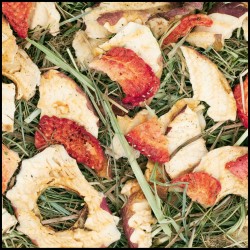 JR FARM ciotola di fieno con frutta mangime complementare JR FARM ciotola di fieno con frutta mangime complementare